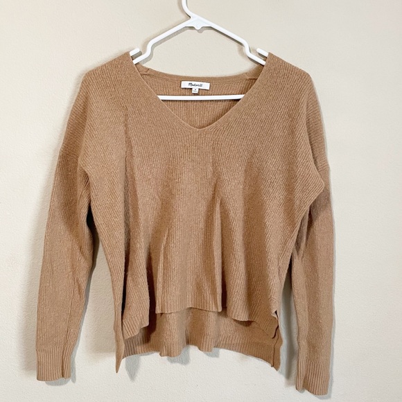 Madewell Sweaters - Madewell Brown Warmlight V Neck Sweater